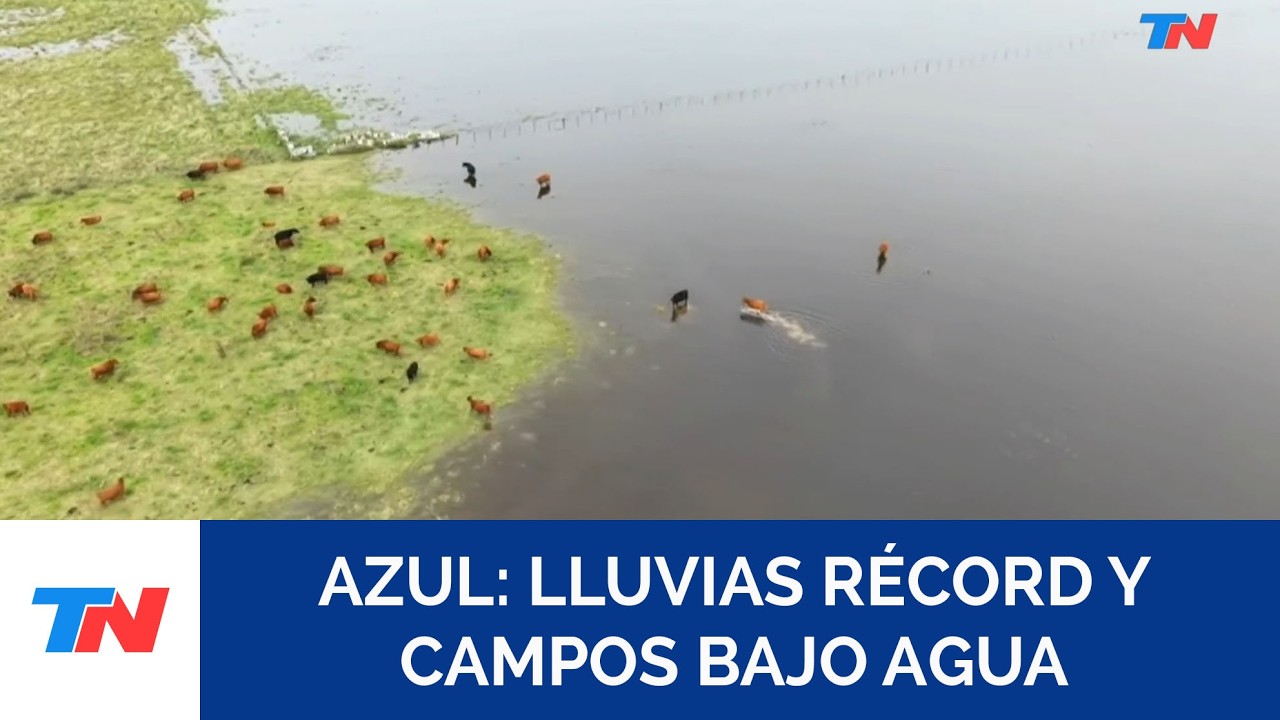 INUNDACIONES: lluvias r&eacute;cord y campos bajo agua