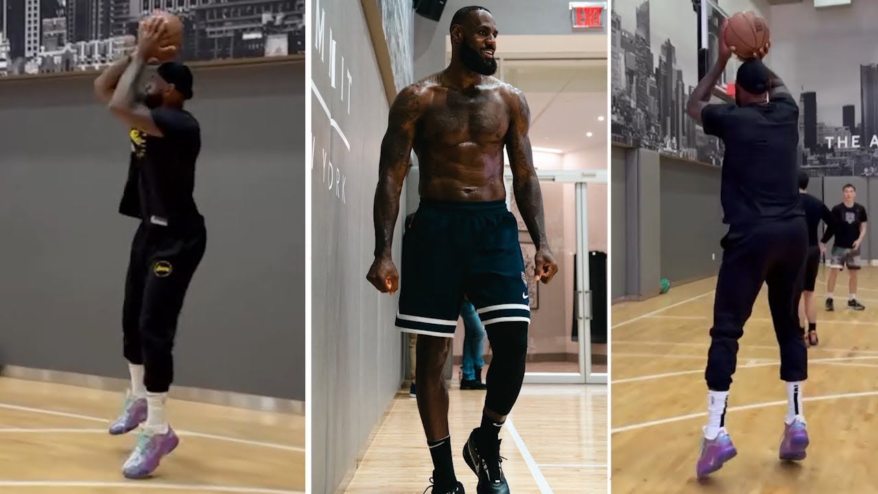 LeBron Adjusting His Game To Fit With Luka Doncic in Latest Workout!