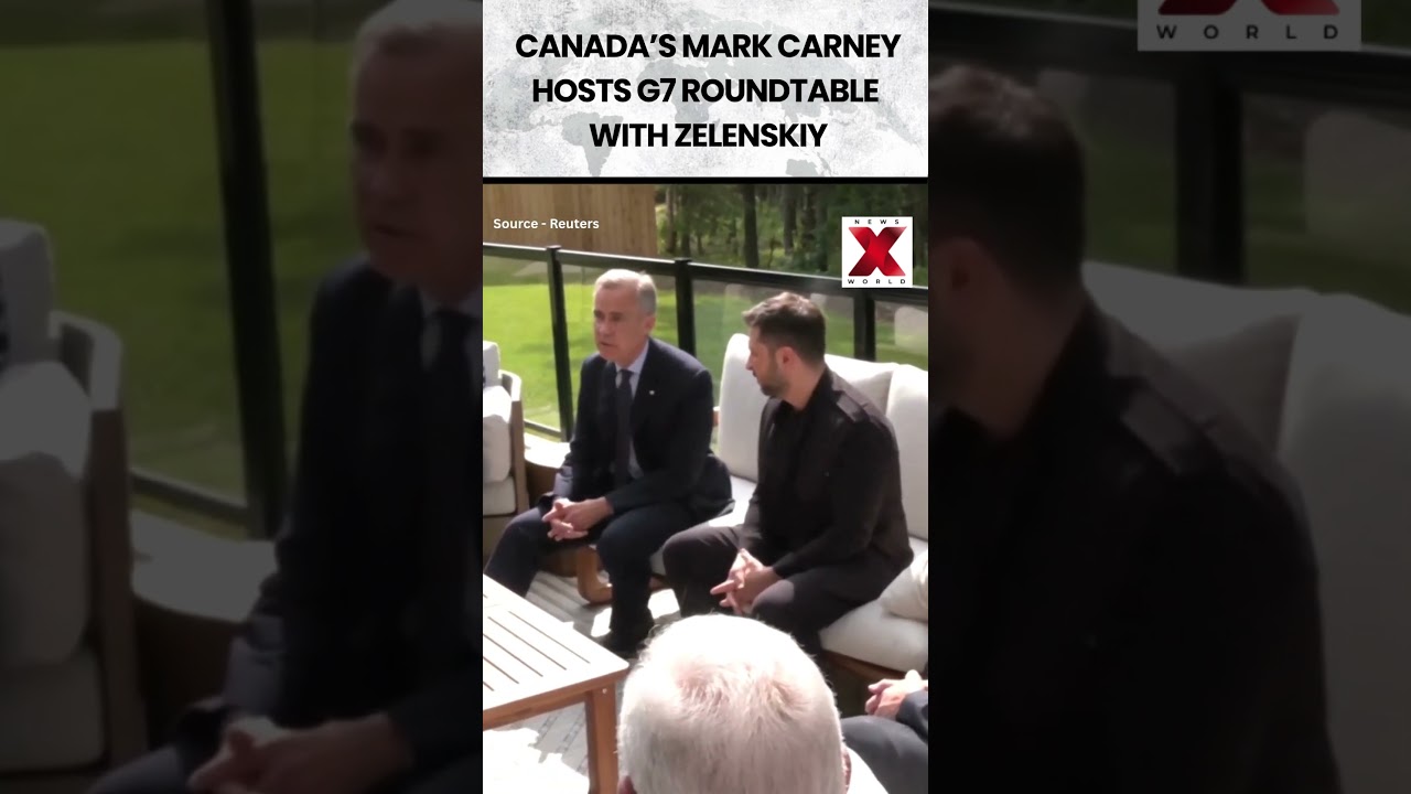 #g7summit2025 | Zelenskiy Joins Carney-Led Talks At G7 Summit | #shorts #worldnews #newsxworldlive