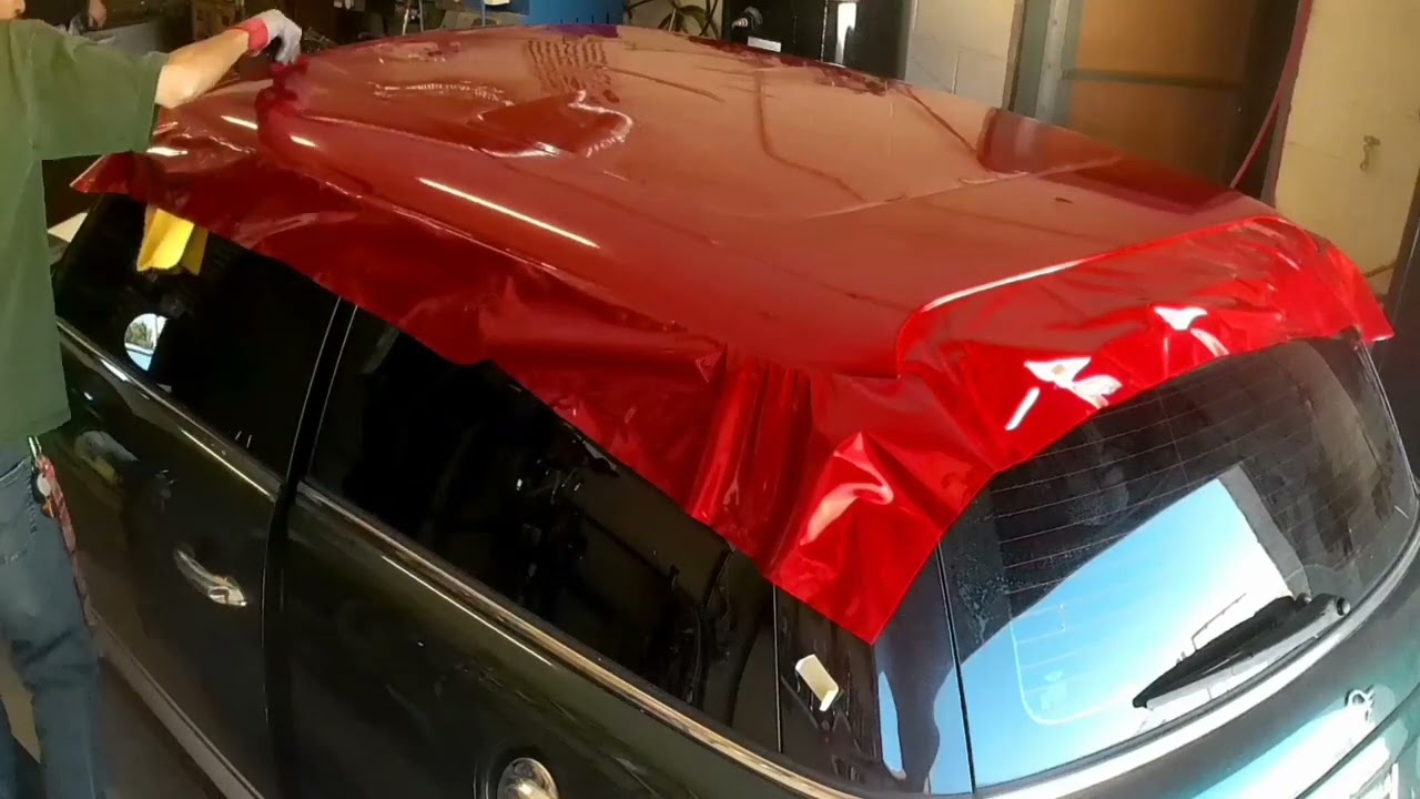 Mini Cooper Roof Wrap