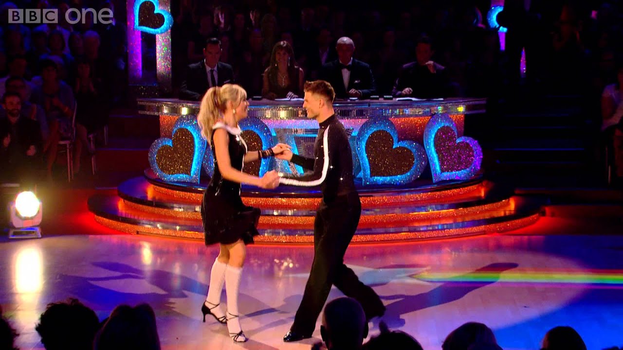 Abbey Clancy & Aljaz dance the Jive to 'Can't Buy Me Love' - Strictly Come Dancing - BBC