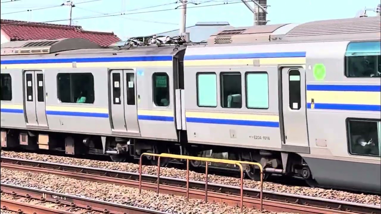 JR東日本.総武快速線E235系（千葉駅行き）通過‼️