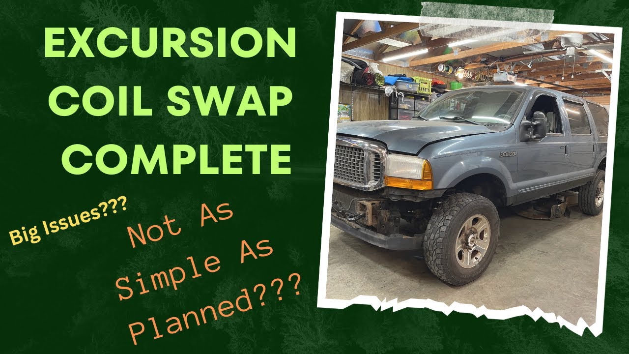 Ford Excursion Coil Spring Conversion: 05+ Axle Swap