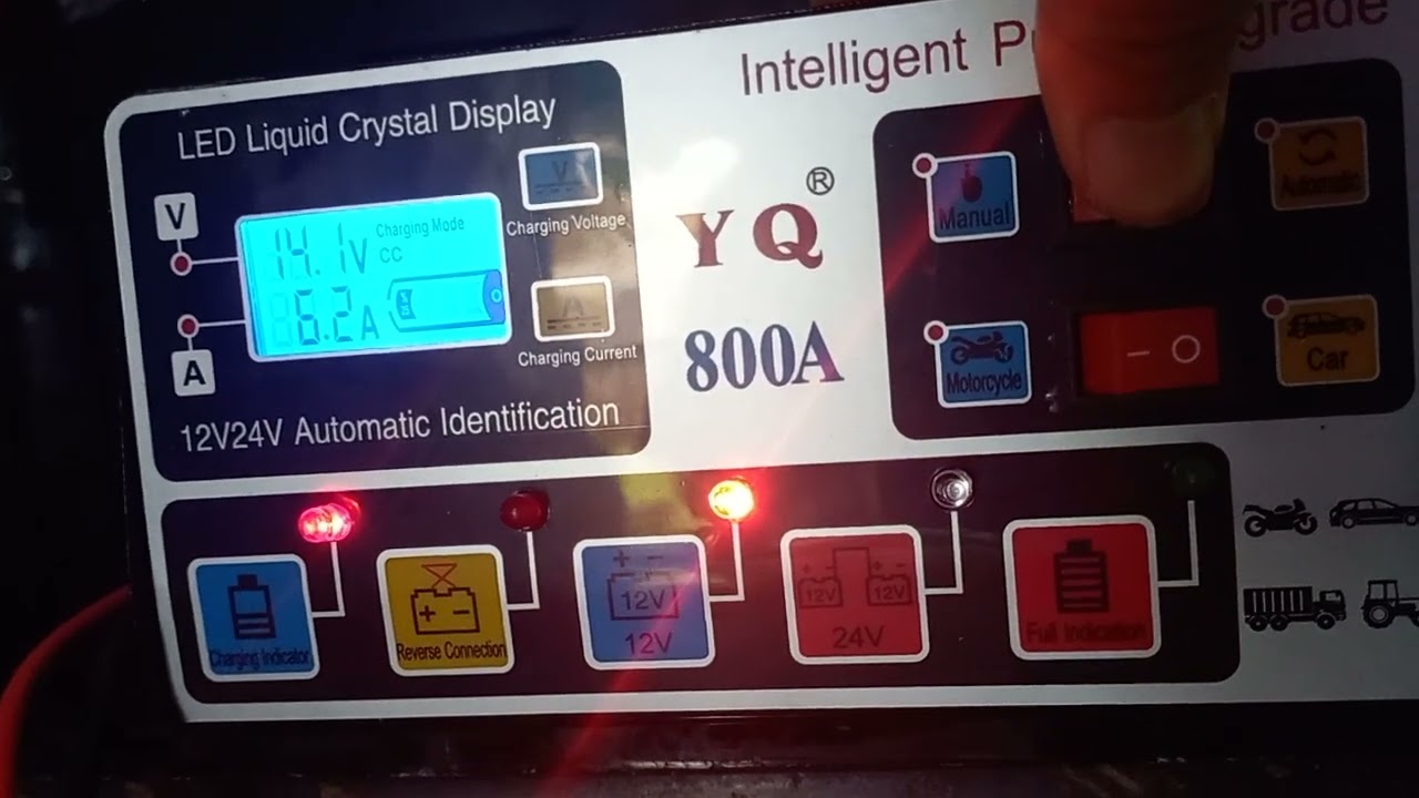 YQ vs Ecosen Charger Aki Model 800-A Mana Lebih Baik?