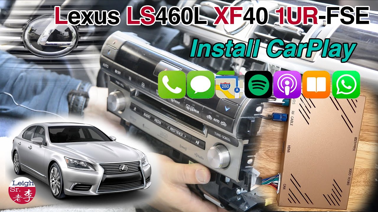 Lexus LS460L CarPlay Installation