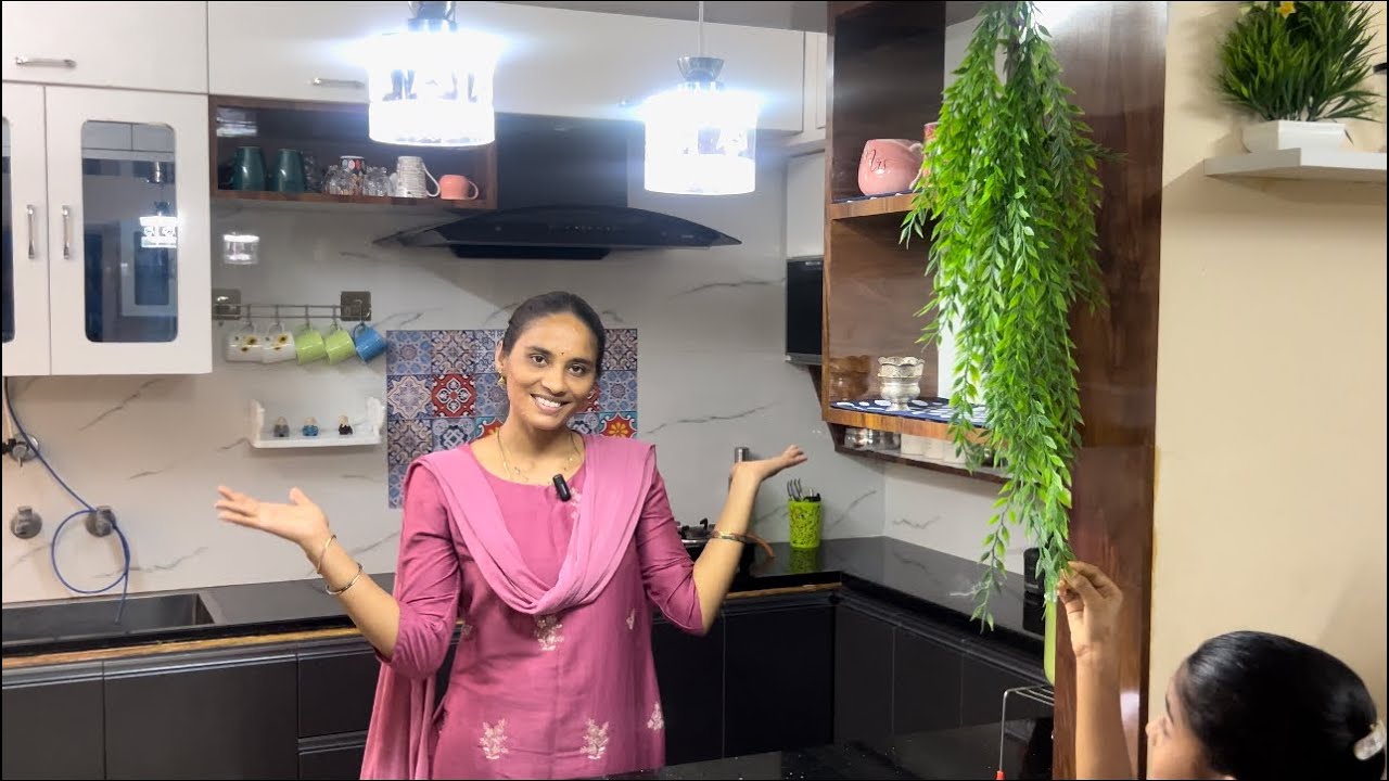 నాకిచెన్ Tourచూసి ఆశ్చర్యపోతారు😉|చూడటానికే Modular Kitchen పక్కా MiddleClass|MyModular Kitchen Tour