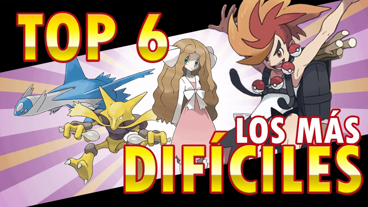 TOP 6 RETOS MÁS DIFÍCILES EN POKÉMON