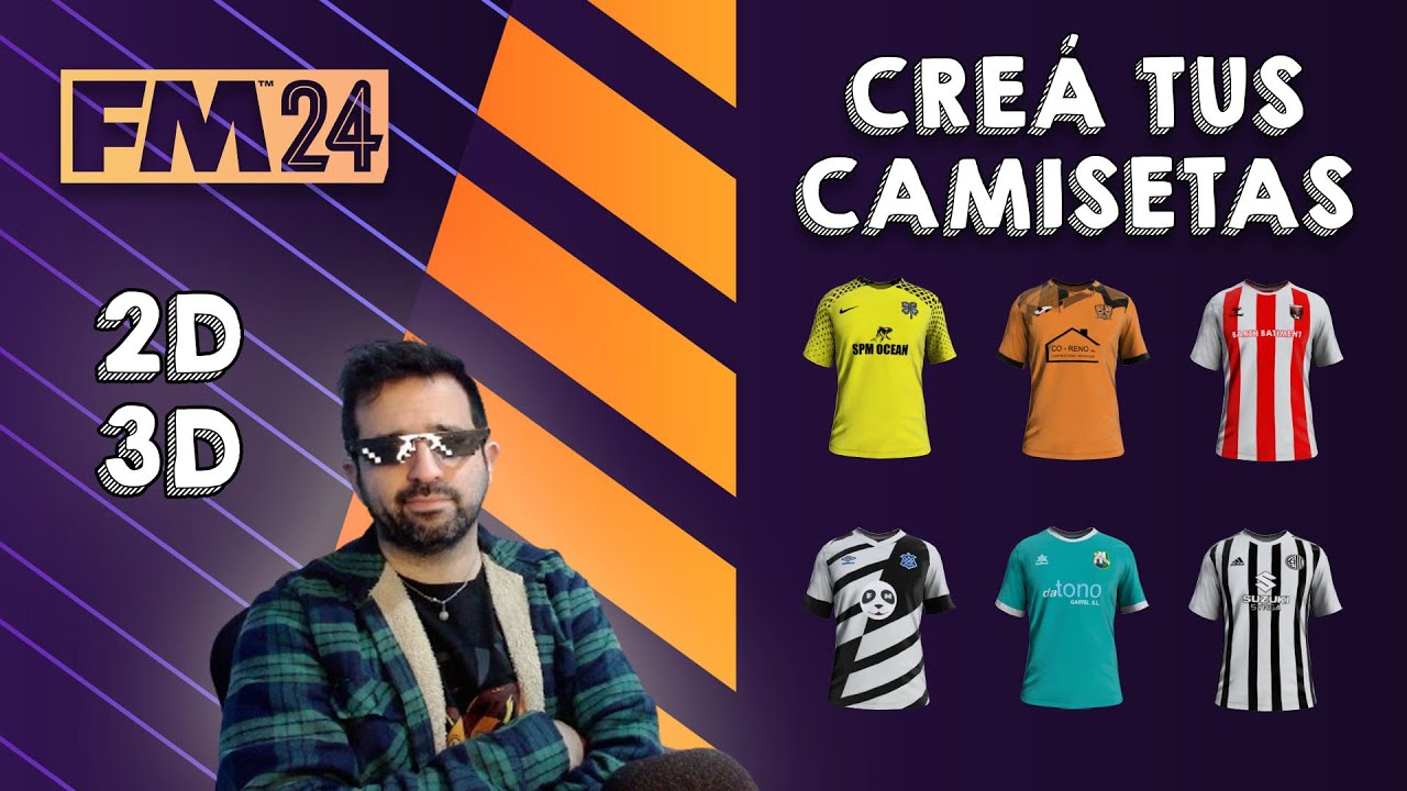 🎨 CREÁ tus propios KITS 2D y 3D para FM24 🖌️ Fácil, rápido, intuitivo y GRATIS 📚 FOOTBALL MANAGER