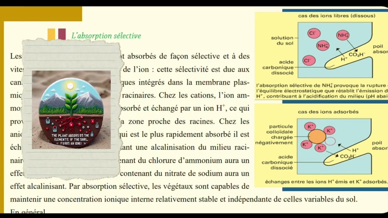 شرح PHYSIOLOGIE VEGETALE S4 en arabe de A à Z - ✅.