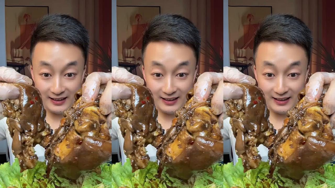 18 hours without eating, I braised two pig's trotters and removed the bones, it's so delicious!