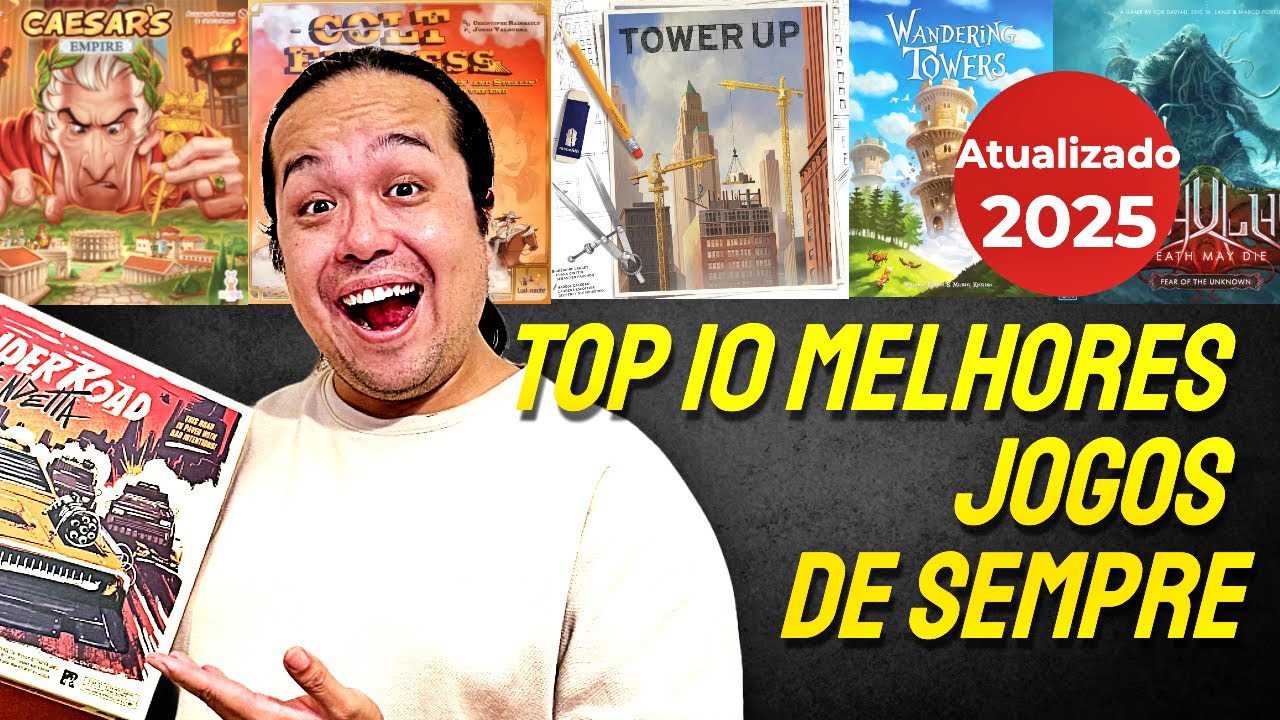 Top 10 MELHORES jogos de tabuleiro! (ATUALIZADO 2025)