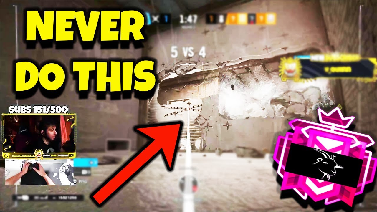 Never Open This Wall!(Solo to Goat) - Rainbow Six Siege : Ranked