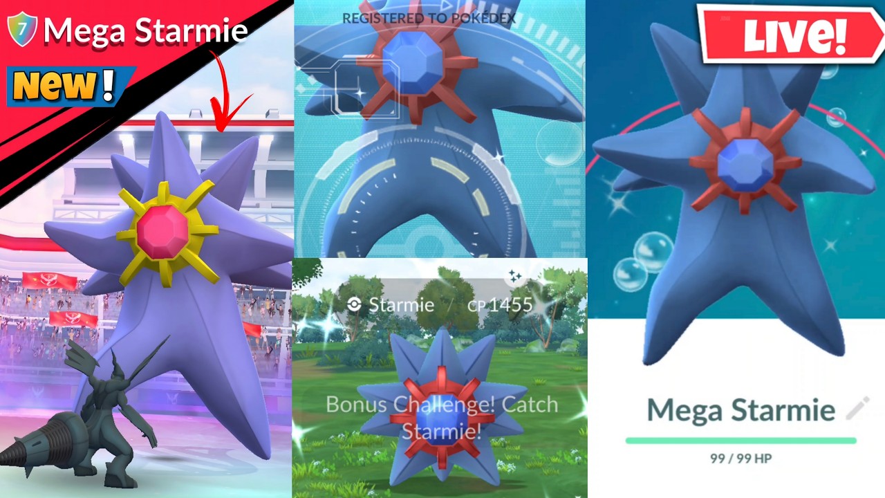 Hunting✨️Shundo Mega Starmie Raid in Pokemon Go