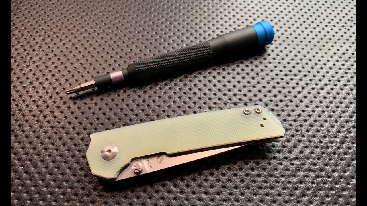 How to disassemble and maintain the Kizer Knives Mini Domin