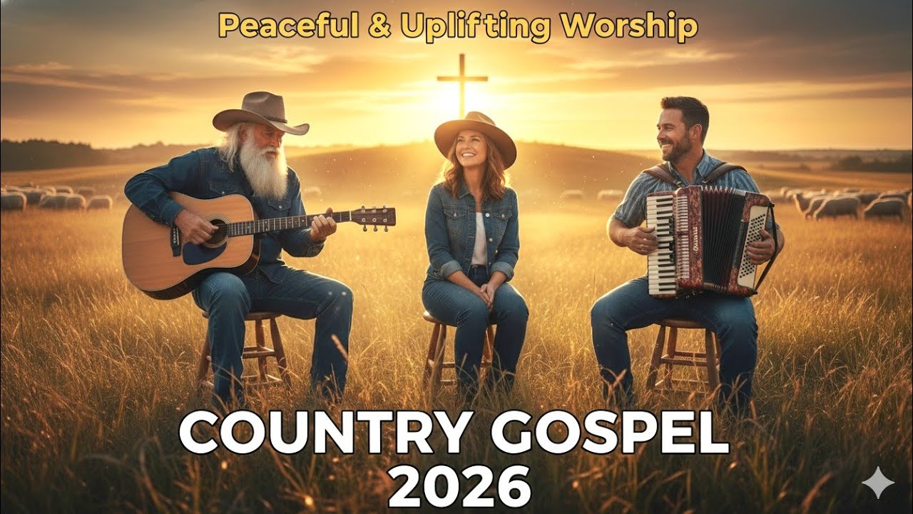 Relaxing Country Gospel 2026 – 1 Hour Vintage Hymns for Trust, Peace & Rest | Calm Worship Music