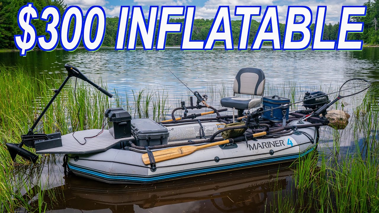 How to Build the ULTIMATE FISHING BOAT using an Intex Mariner 4 Inflatable
