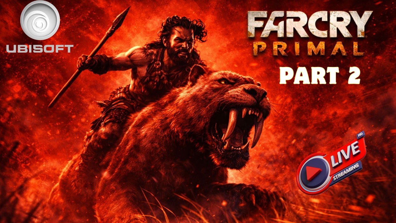 Far Cry Primal LIVE 🔥 Beginning the Stone Age Survival | #gameonixx