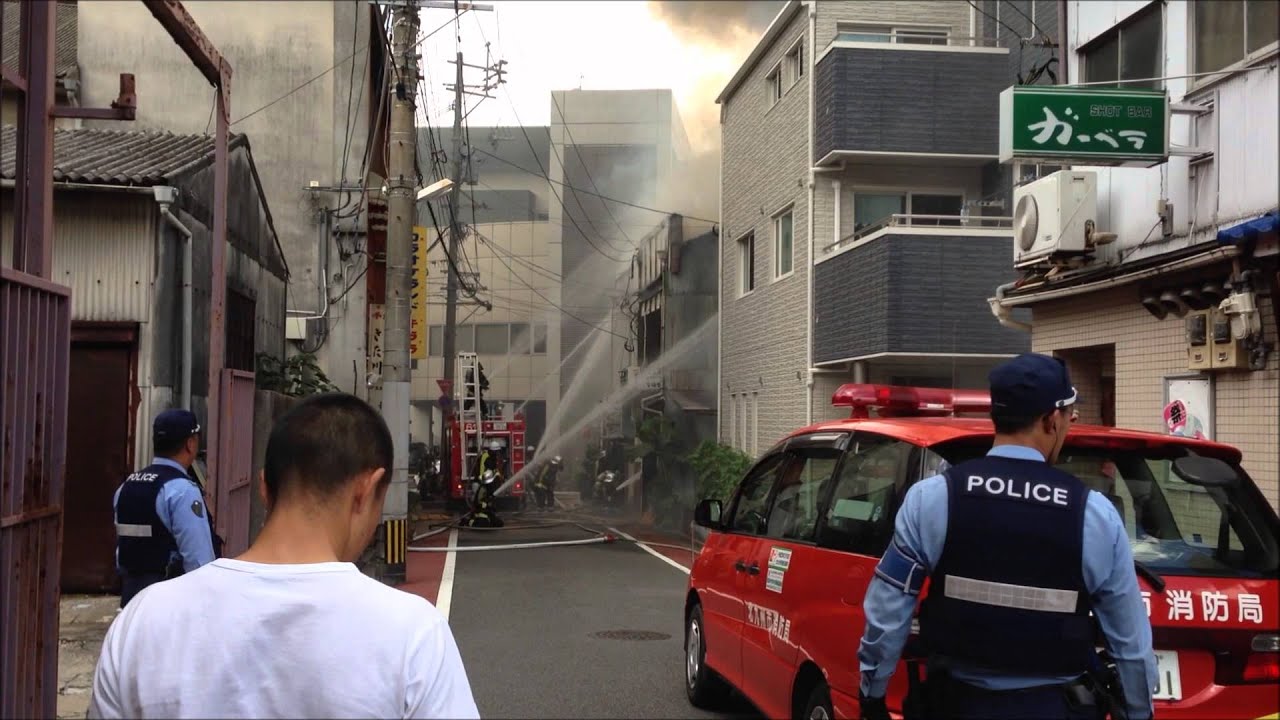 商店街火災（20130717北九州市八幡東区）