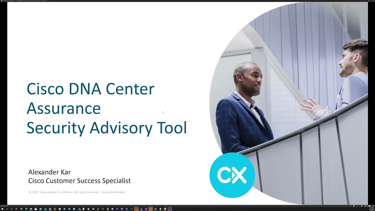 Cisco DNA Center Assurance - Security Advisory Demo