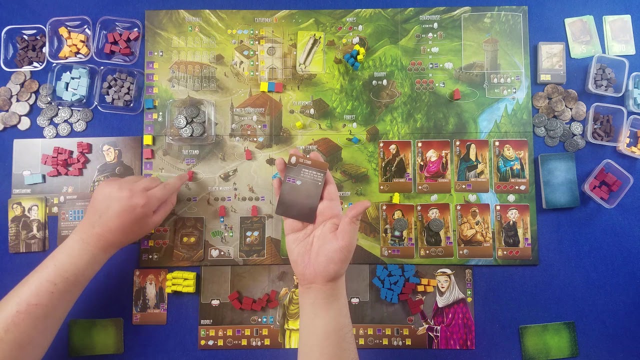 Architects of the West Kingdom Playthrough - Meeple Overboard