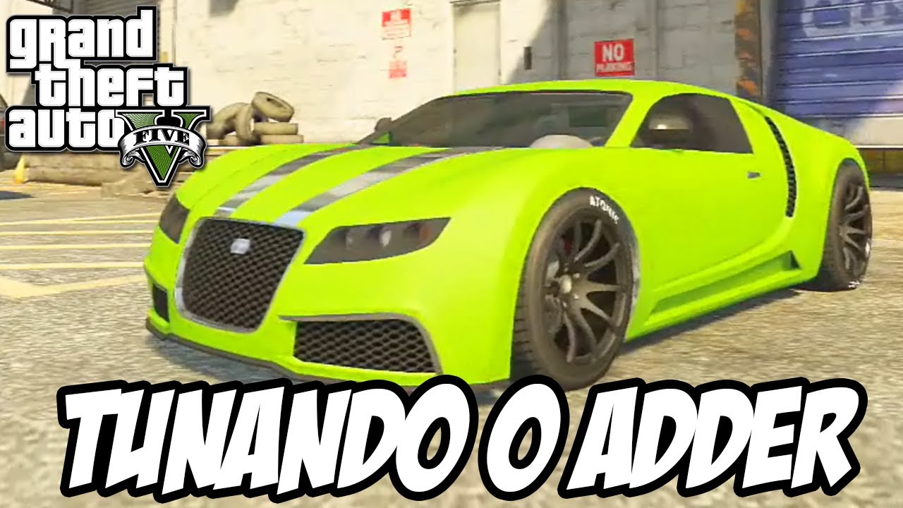 GTA V - Tunando o Adder (Bugatti Veyron)