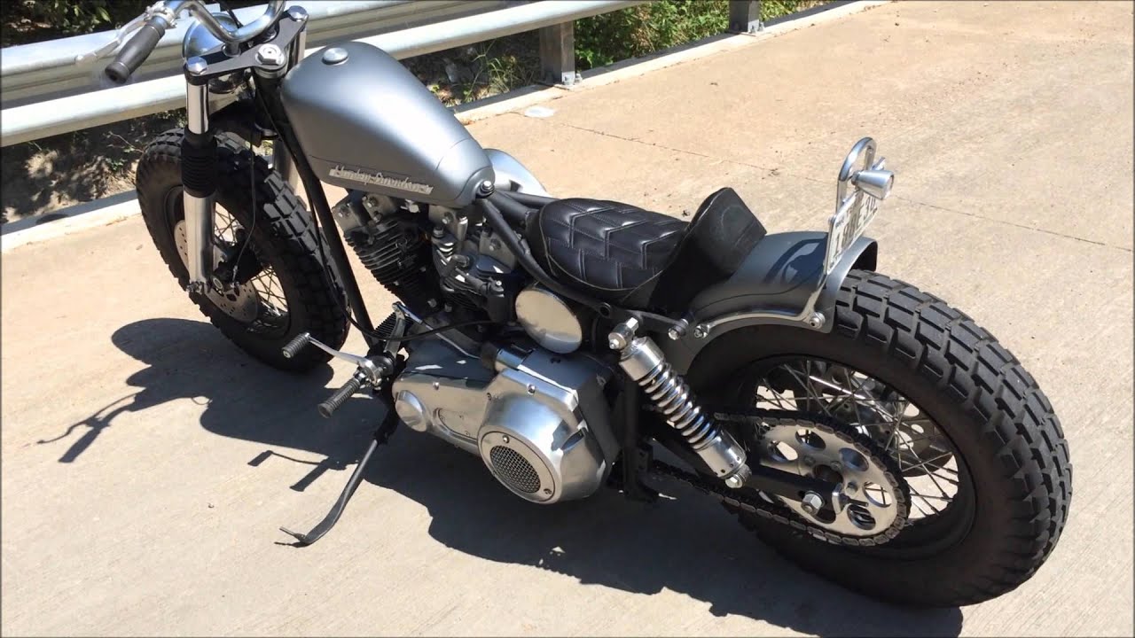 1978 Harley Davidson Shovelhead FLH Custom Bobber - CRUSHER by Maindrive Cycle