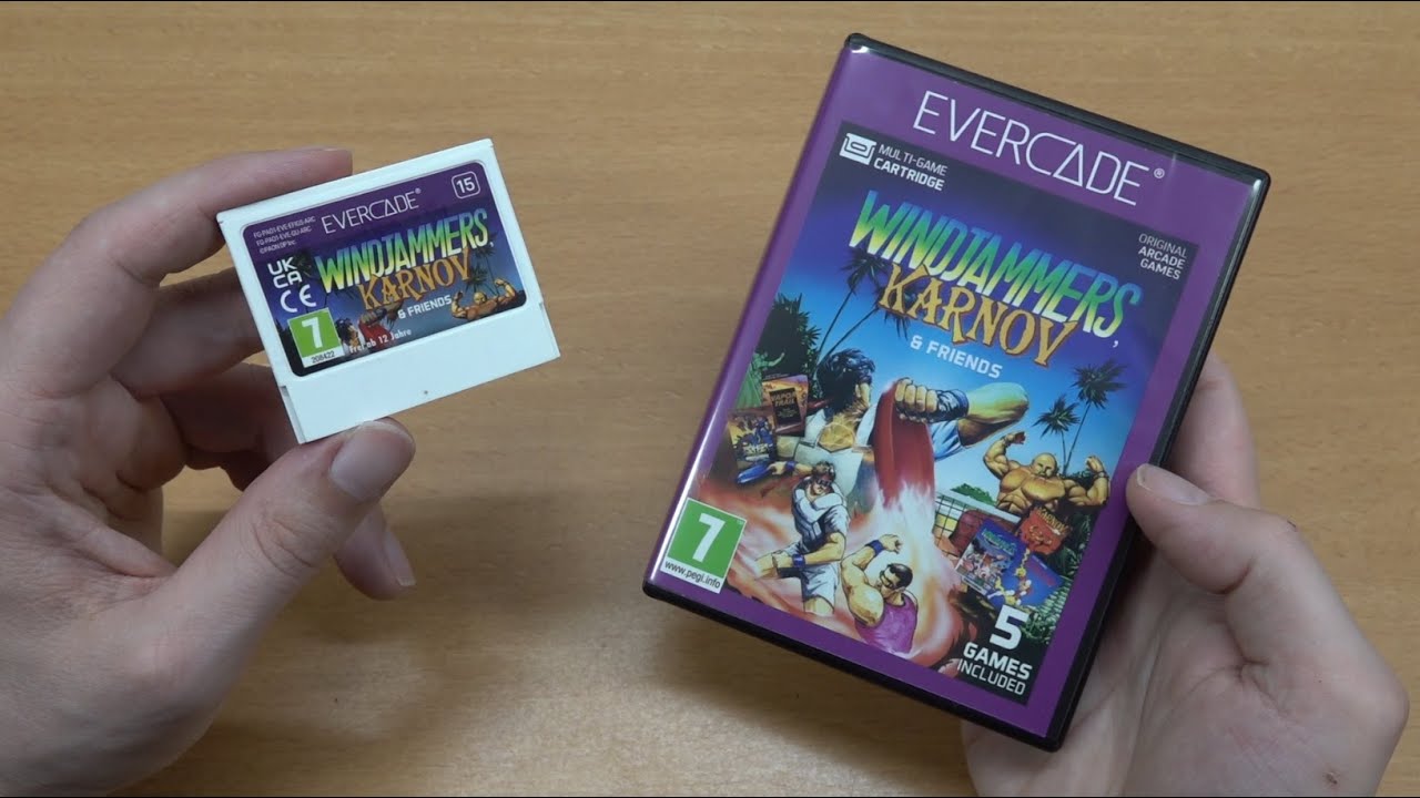 Возвращение легендарных игр!? .... WindJammers, Karnov и друзья - Evercade