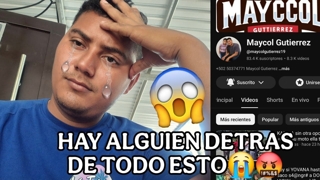 URGENTE😭 MAYCOL pierde su canal principal ni te imaginas quien se lo cerro🤬