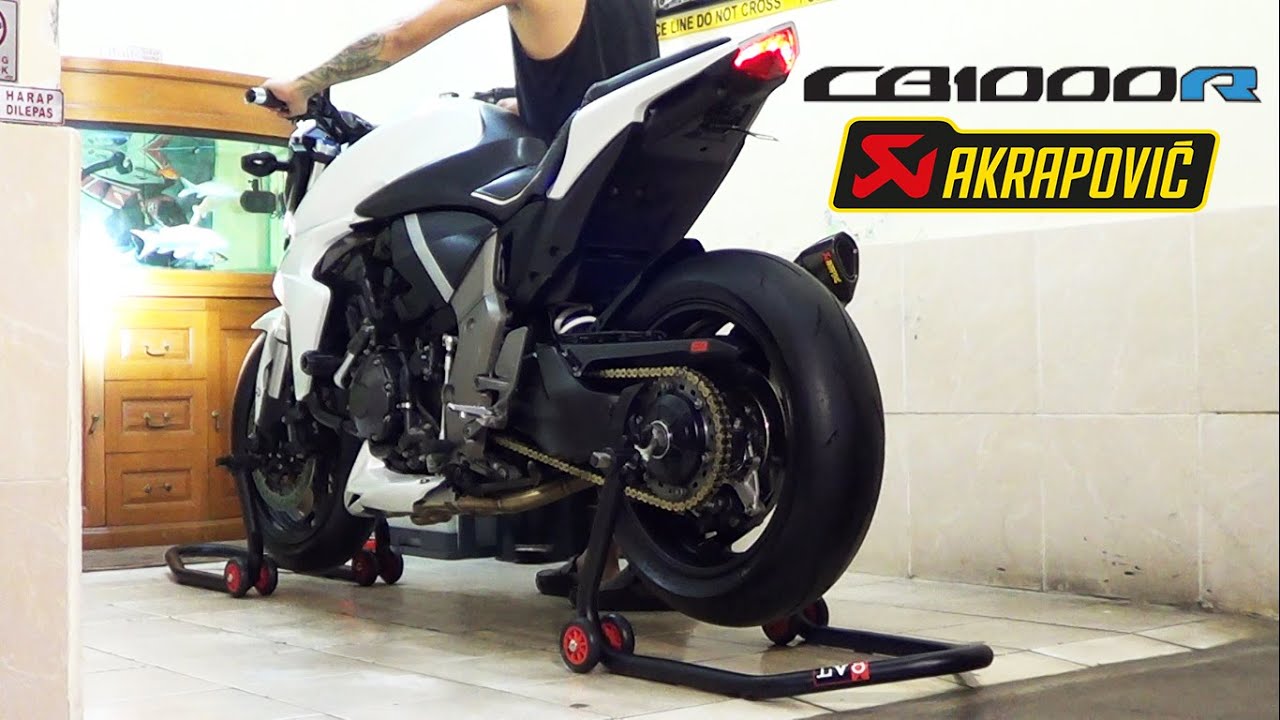 Honda CB1000R 2012 ABS, SOUND!! Exhaust Akrapovic Titanium 3/4 System (istimewa)