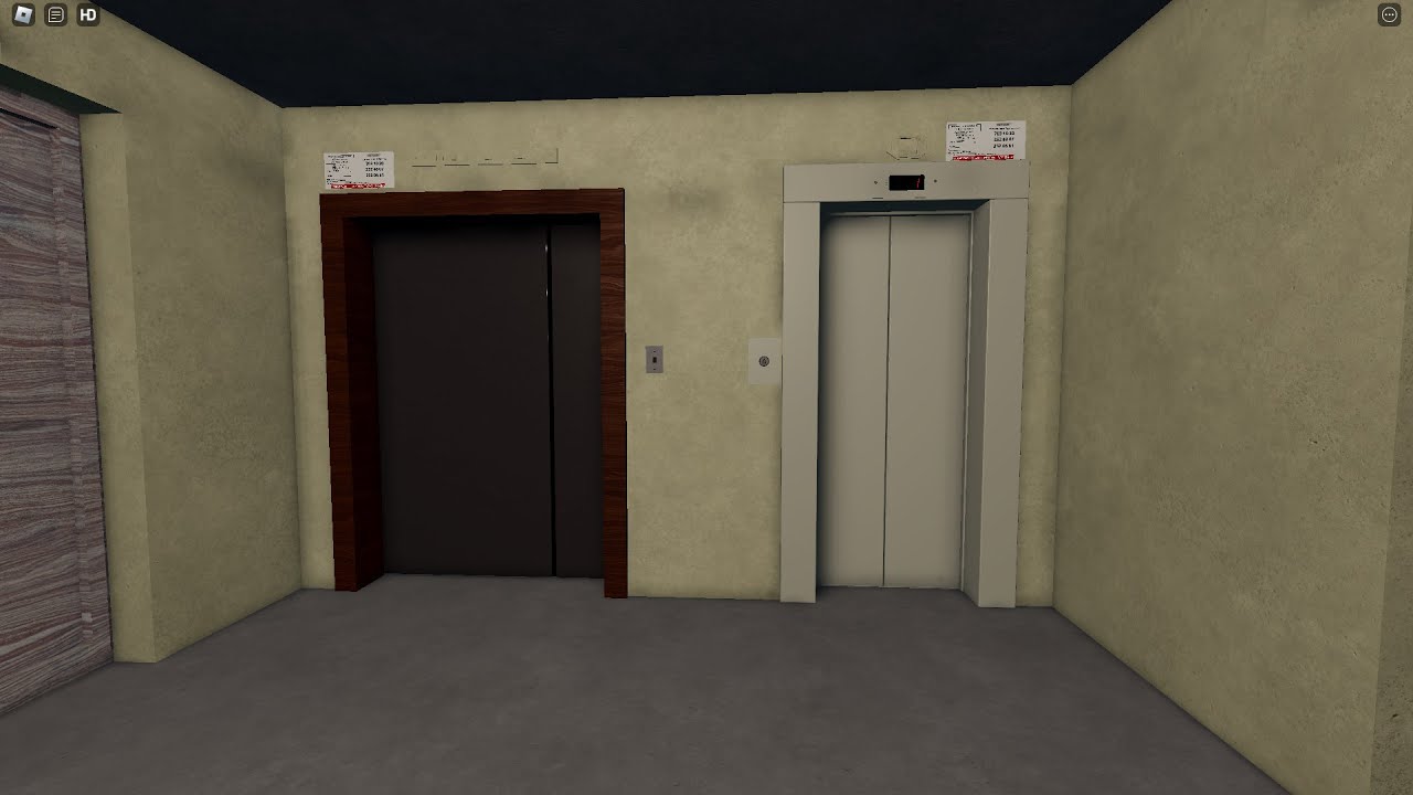 Roblox Лифты ЩЛЗ 2023 г.в и OTIS MCS-300 2005 г.в Q=400,500kg V=1m/s