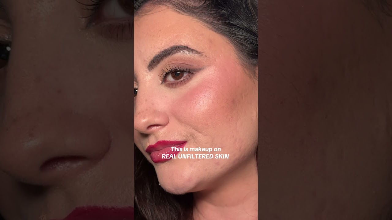 This video is fake. #realskintexture #skinpositivity #makeuptutorial