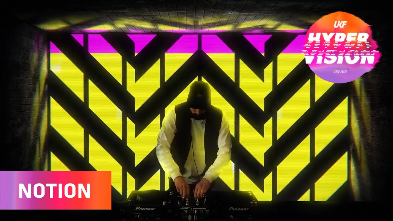 Notion DJ Set - visuals by Midnight Movement (UKF Hyper Vision)