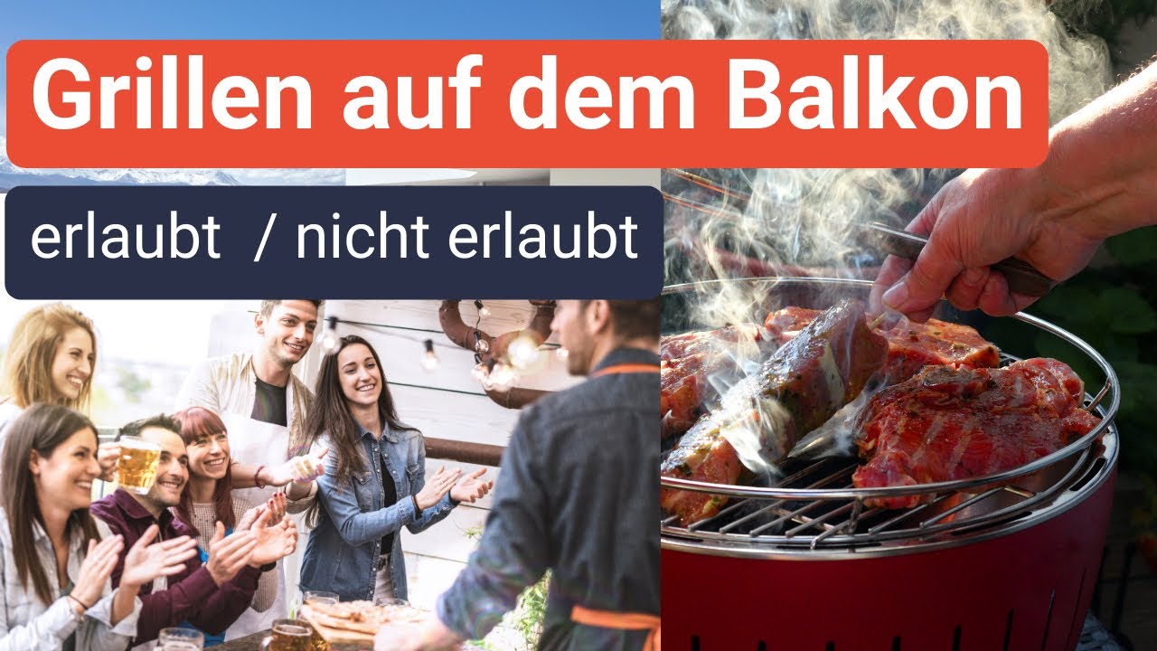 Grillen auf dem Balkon. Was ist im Mietrecht erlaubt und was nicht.