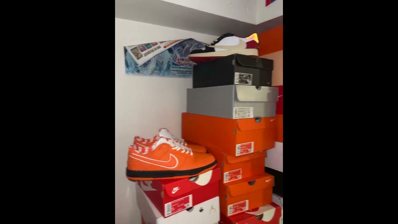 SPECIAL SNEAKER SURPRISE SNEAK PEEK:UNRELEASED TRAVIS SCOTTS AND ORANGE LOBSTERS