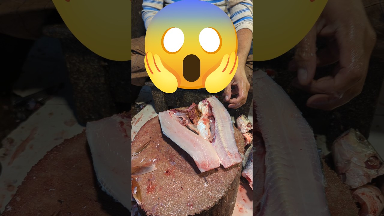 Incredible Speed! Traditional Big Fish Cutting 🐟🔪 #shortsviral