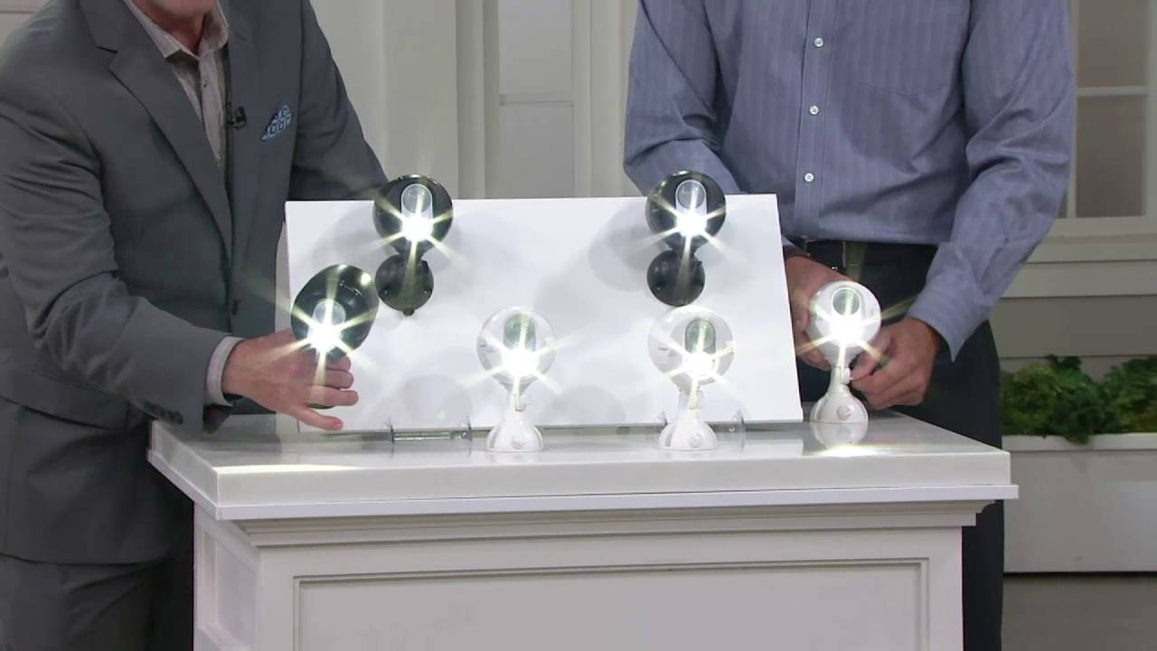 Mr. Beams S/2 NetBright Motion Sensing Wireless LED Spot Lights on QVC