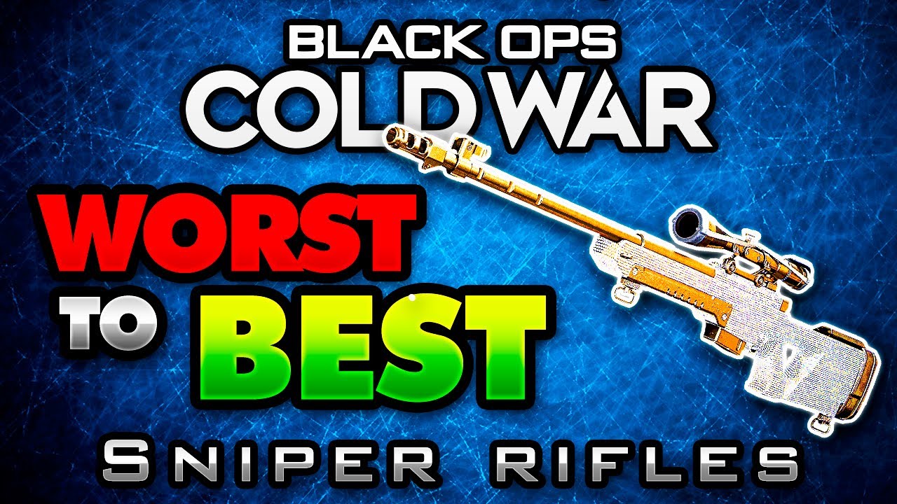 Black Ops Cold War WORST to BEST - Sniper Rifles! (COD BOCW Multiplayer)
