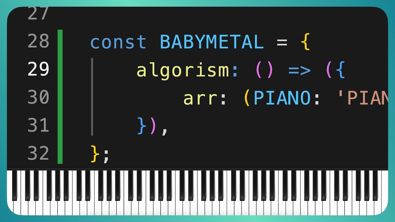 BABYMETAL - Algorism (Piano Arrangement)
