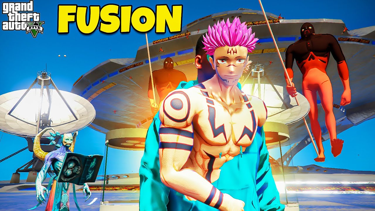 SUKUNA AND FRANKLIN Fusion IN GTA 5 IN GTA 5 | Monster Attack Part 15