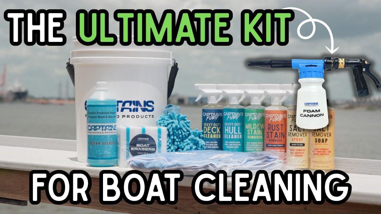 The Ultimate Kit for All Your Boat Cleaning Needs