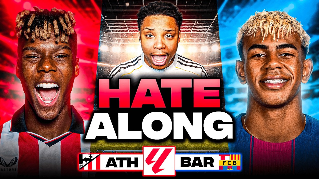 Athletic Bilbao vs Barcelona LIVE 🔴 LALIGA Watch Along & Match Reaction