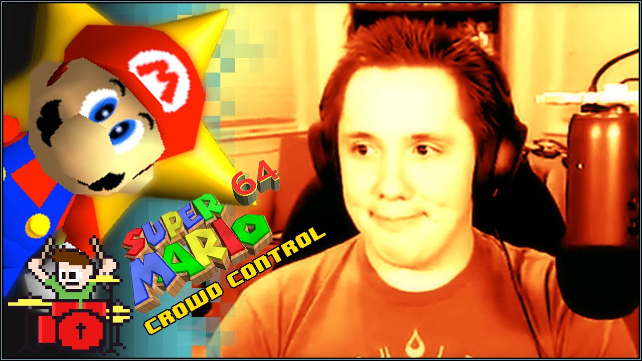 The8BitDrummer VS Mario 64 Crowd Control!!!