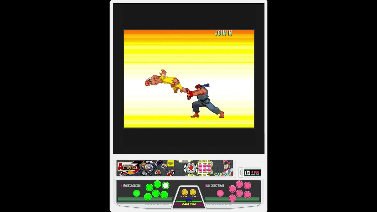Evil Ryu vs Dhalsim [MAME 0.278][CPS2][Street Fighter Alpha 2][Sega Astro City]