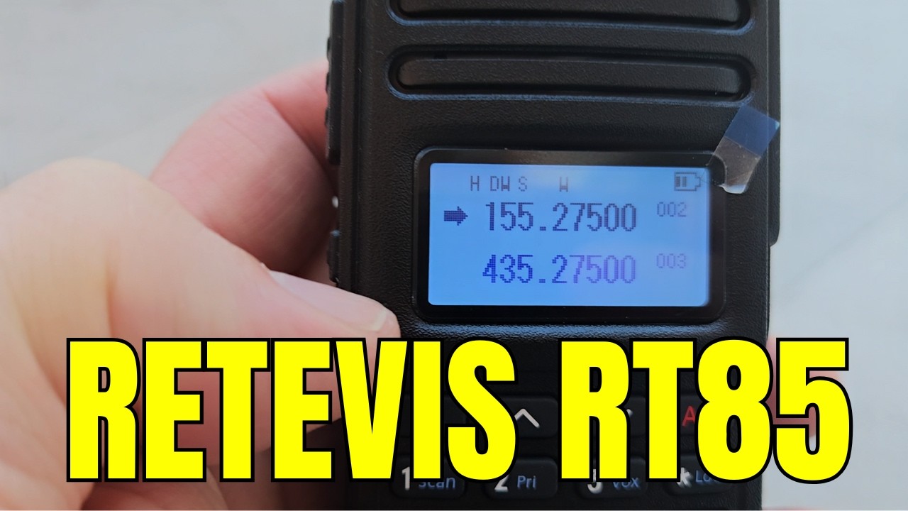 Retevis RT85: Двухдиапазонный + 5W = Лучше всего соотношение цена-качество!