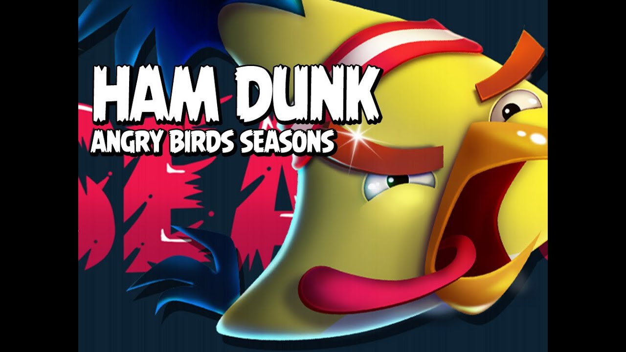 Hands on First Look at the New Angry Birds Seasons Ham Dunk Gameplay and Content