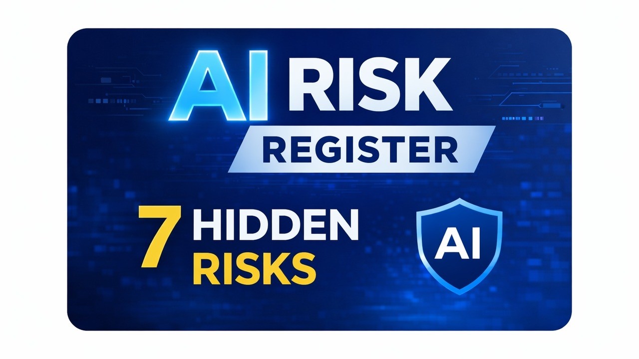 AI Risk Register: 7 Hidden AI Risks That Can Kill Your Project Overnight (PM Checklist)