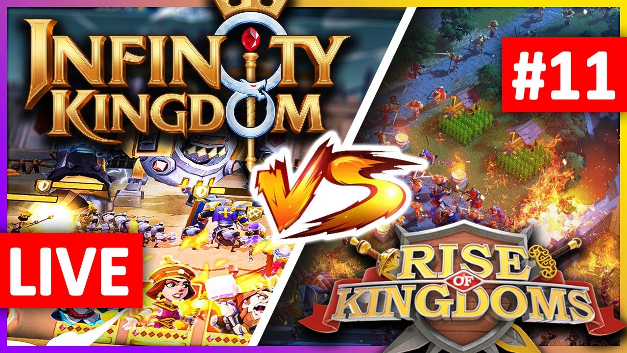 Infinity Kingdom VS Rise of Kingdoms: 1.4 Update & Events 🔴 LIVE!