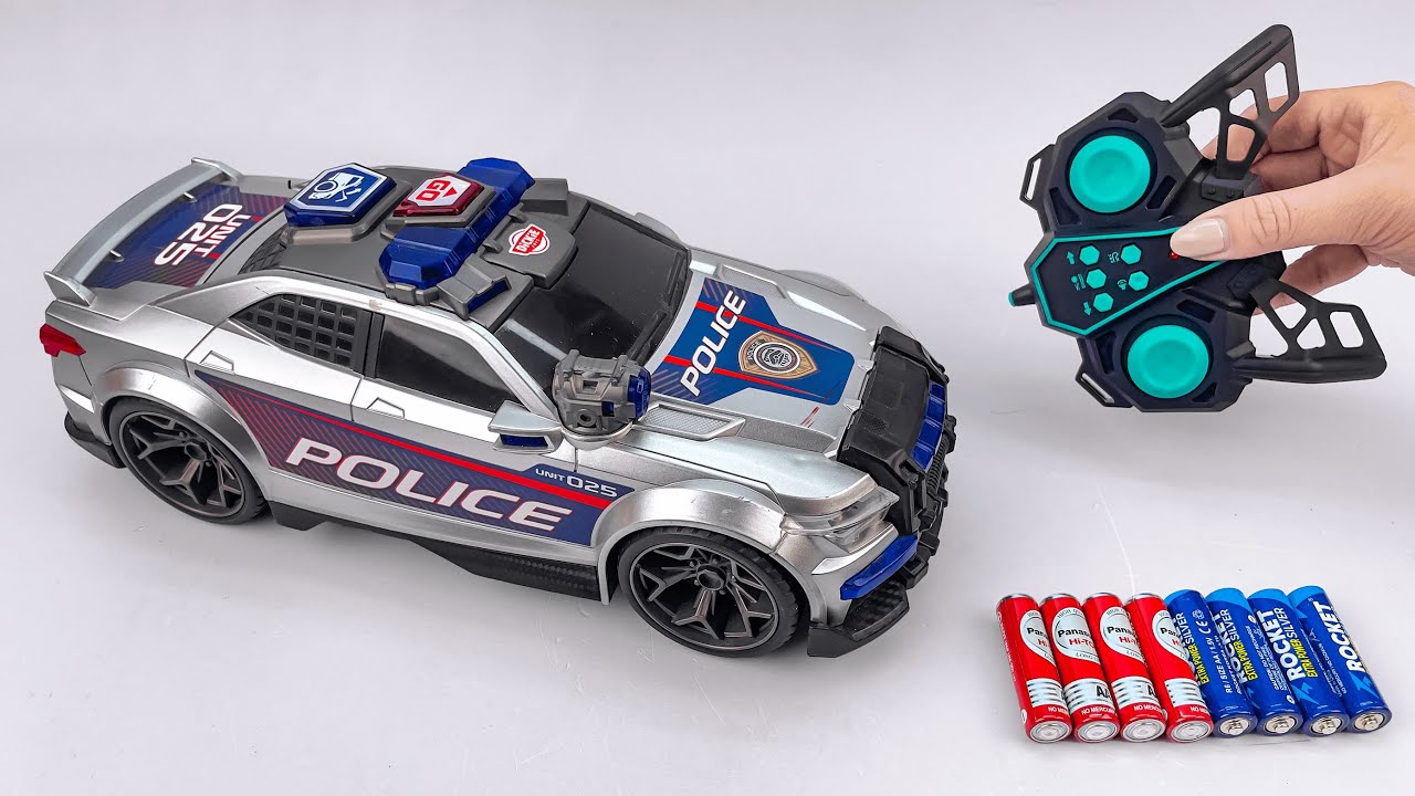 Unboxing RC Police SUV Car, Smart RC Cady Wile, Engineering Deformation Fire Truck 2.4GHz