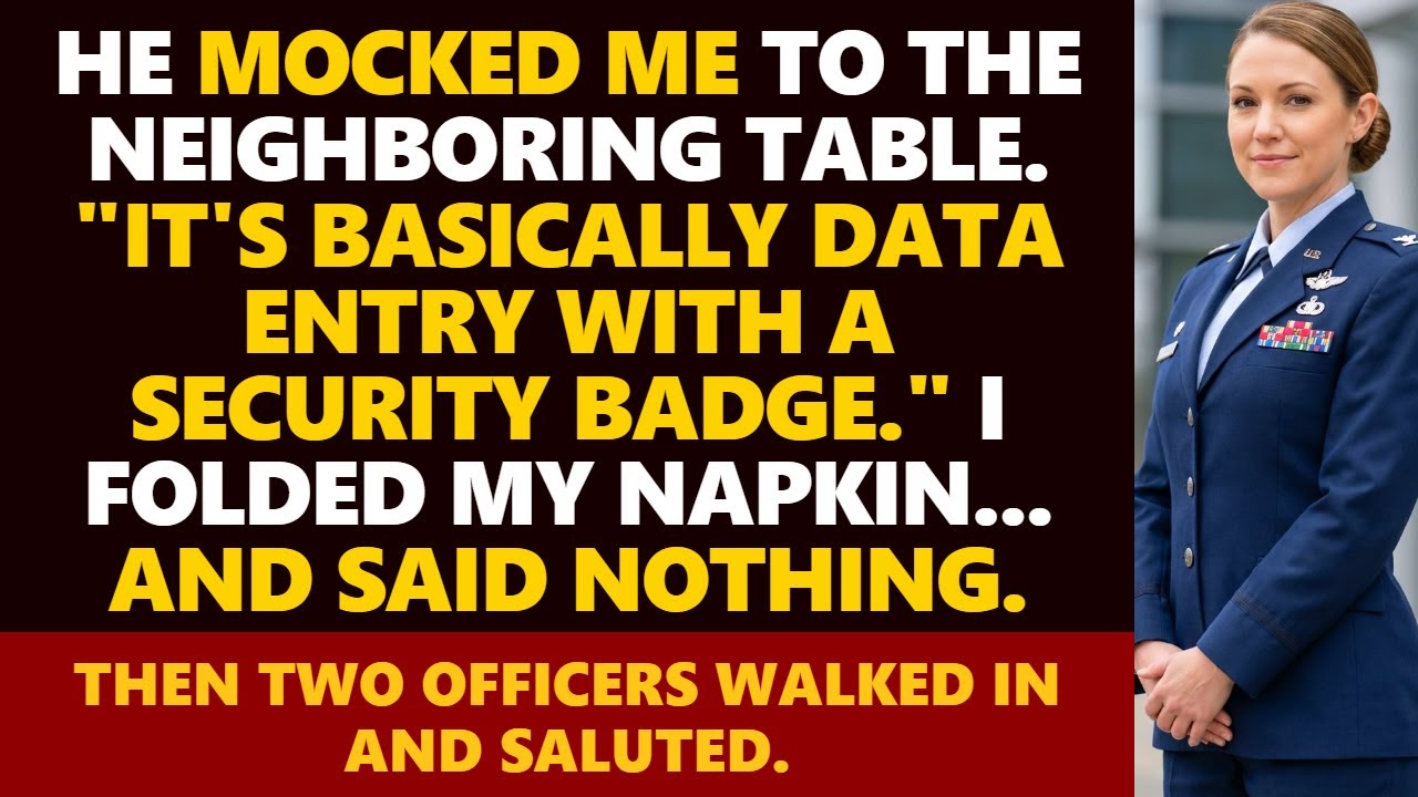 My Date Spent Dinner Belittling Me — He Didn't Know I Was a Retired Air Force Major