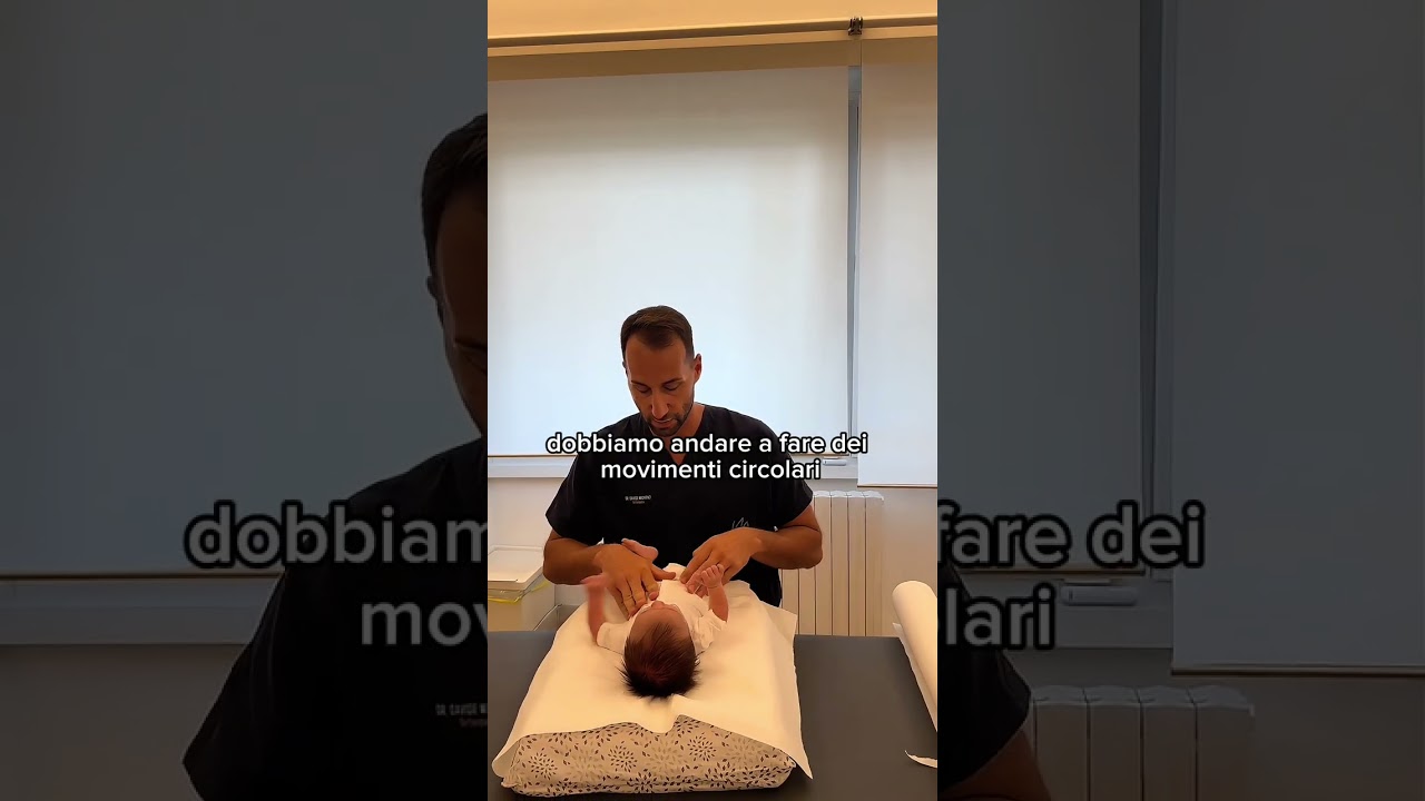 Massaggio aria nella pancia neonati #osteopatiapediatrica #colicheneonato  #reflusso #massaggio
